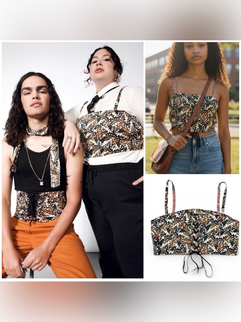 Wildfang The Empower 6-way corset butterfly